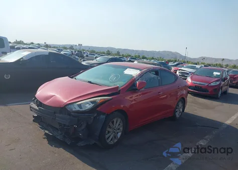 2015 Hyundai Elantra Se (Ulsan Plant) from USA, damaged, VIN KMHDH4AE9FU449993
